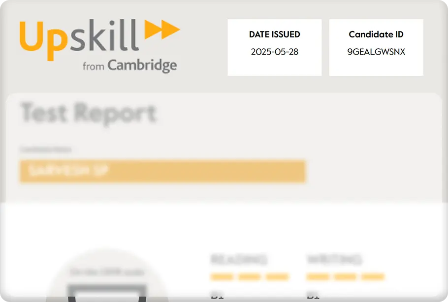 Cambridge English Certificate