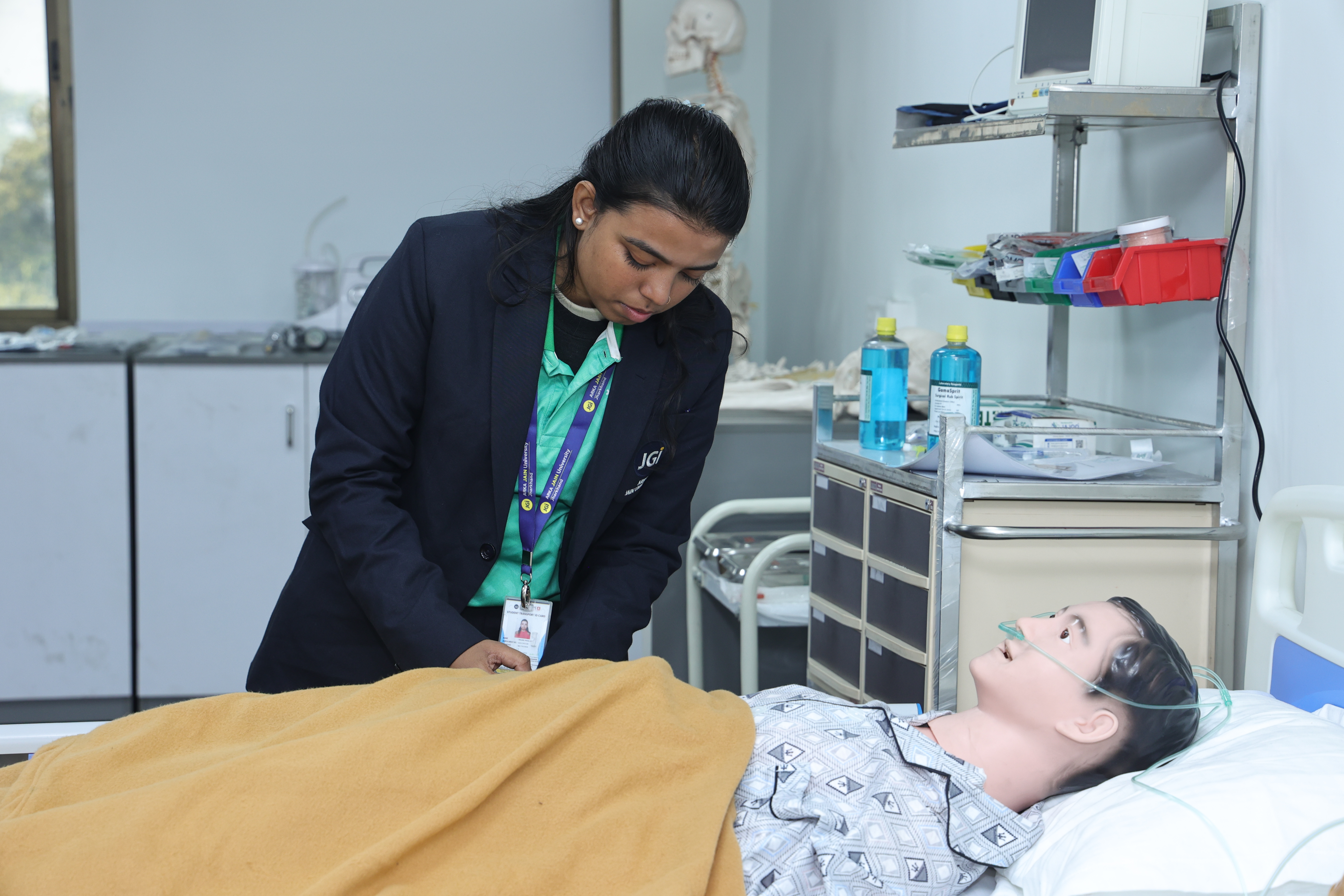 Simulation and skills practice in the allied health sciences programme