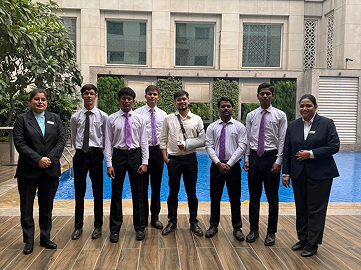 F&B service — table setting & wine service